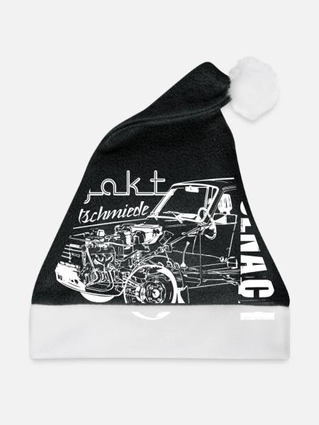 Wartburg 353 DDR Kultschmiede Eisenach - Weihnachtsmütze - Schwarz/Weiß