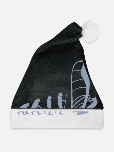 Evolution of Windsurfing - Weihnachtsmütze - Schwarz/Weiß