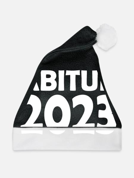 Abitur 2023 - Weihnachtsmütze - Schwarz/Weiß