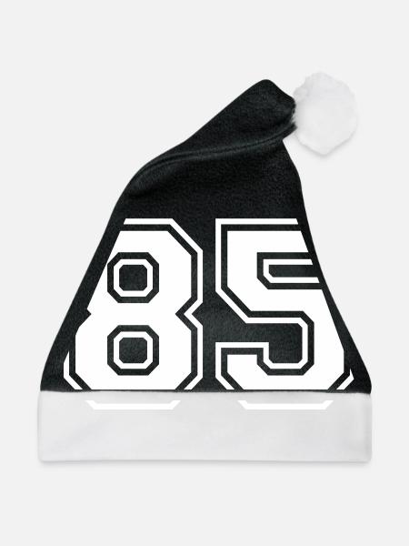 85 - Weihnachtsmütze - Schwarz/Weiß