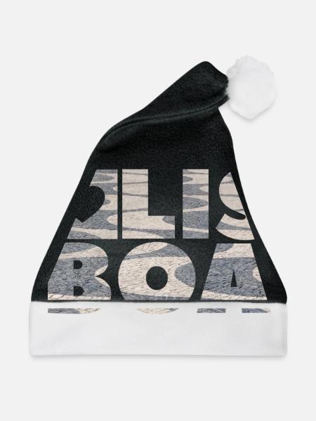 Lisboa - Lissabon - Lisbon - Weihnachtsmütze - Schwarz/Weiß
