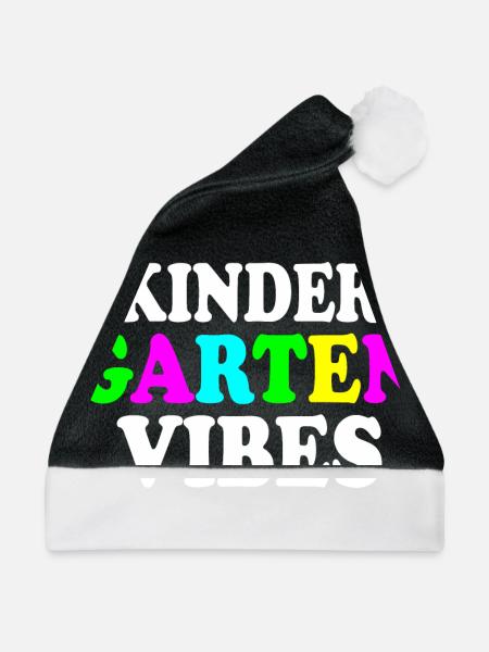 kindergarten vibes - Weihnachtsmütze - Schwarz/Weiß