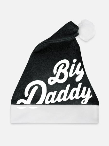 Big daddy - Weihnachtsmütze - Schwarz/Weiß - Vorne