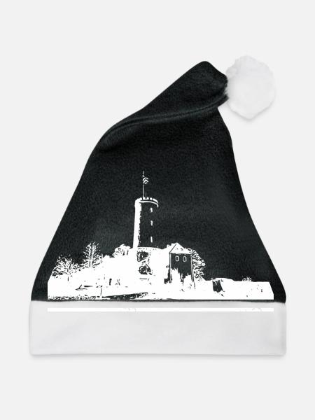 Sparrenburg Bielefeld - Weihnachtsmütze - Schwarz/Weiß