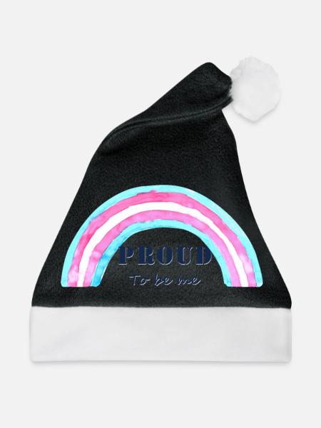 Stolz darauf, ich Transgender zu sein - Weihnachtsmütze - Schwarz/Weiß