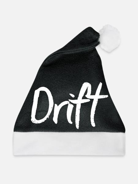 Drift Auto - Weihnachtsmütze - Schwarz/Weiß - Vorne