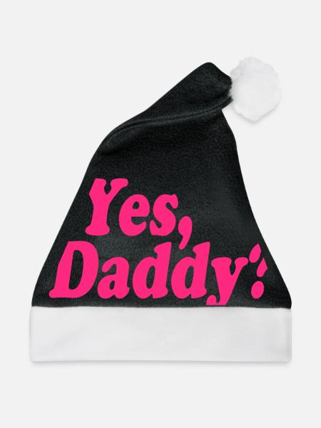 Yes daddy - Weihnachtsmütze - Schwarz/Weiß