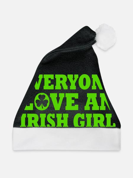st patricks day - Weihnachtsmütze - Schwarz/Weiß - Vorne