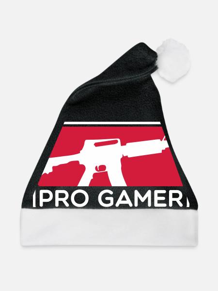 PRO GAMER - Weihnachtsmütze - Schwarz/Weiß