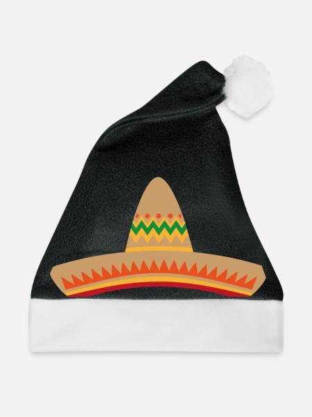 Sombrero - Weihnachtsmütze - Schwarz/Weiß