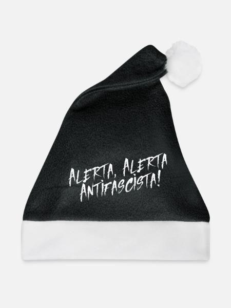 alerta - Weihnachtsmütze - Schwarz/Weiß - Vorne