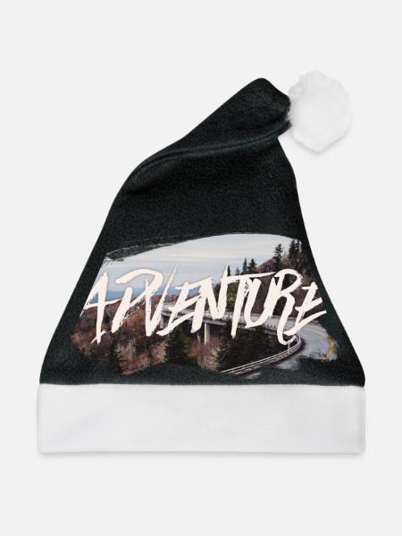 Adventure - Weihnachtsmütze - Schwarz/Weiß