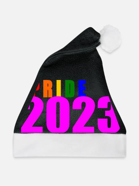 Pride 2023 - Weihnachtsmütze - Schwarz/Weiß
