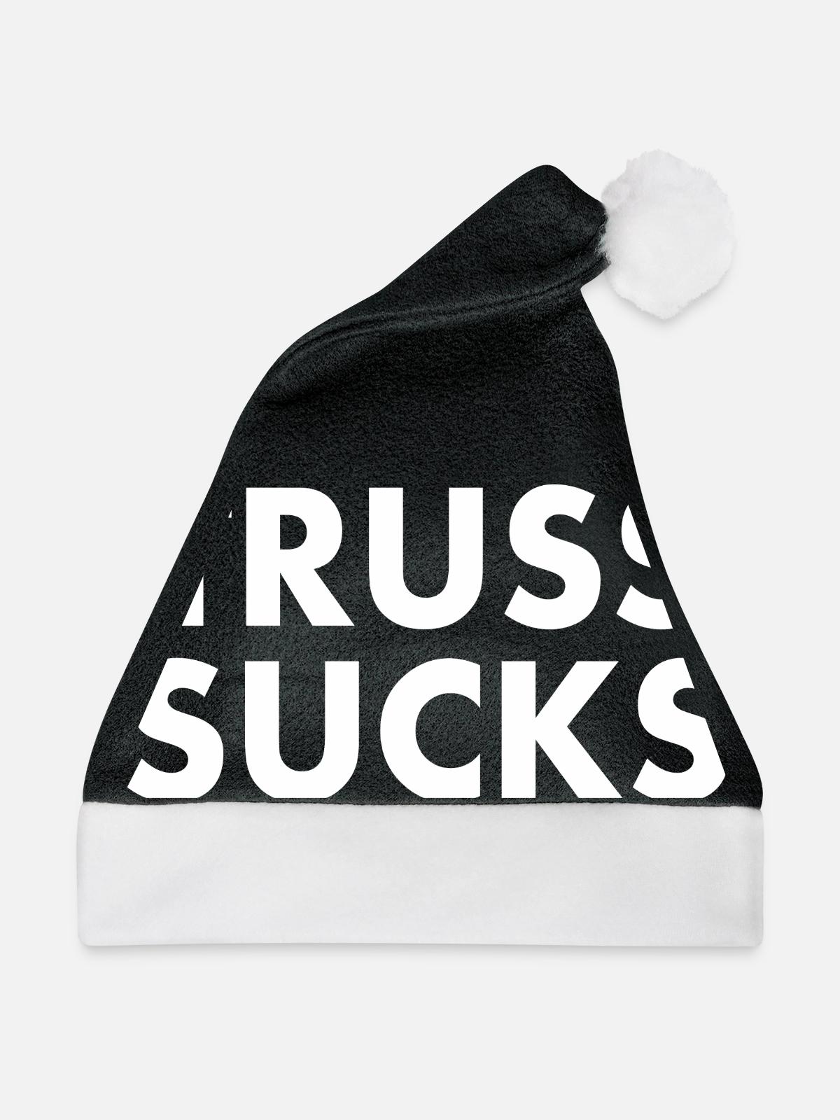 Truss sucks - Weihnachtsmütze - Schwarz/Weiß - Vorne