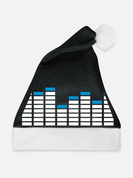Equalizer / equaliser - Weihnachtsmütze - Schwarz/Weiß