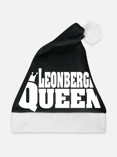 LEONBERGER QUEEN - Weihnachtsmütze - Schwarz/Weiß