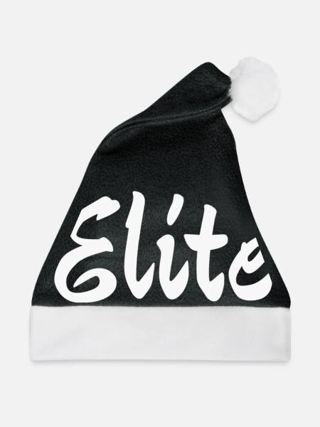 Elite - Weihnachtsmütze - Schwarz/Weiß