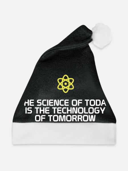 Science. Wissenschaft. Geschenk - Weihnachtsmütze - Schwarz/Weiß
