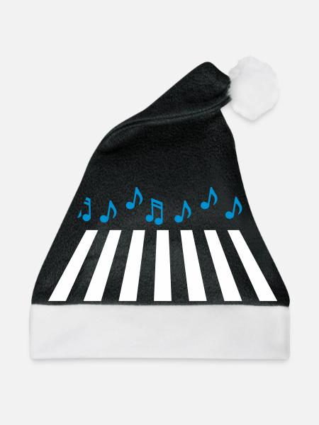Music Road - Weihnachtsmütze - Schwarz/Weiß