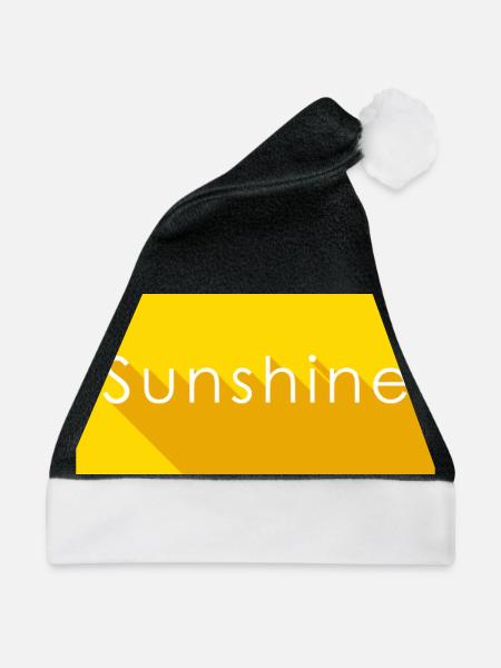 sunshine - Weihnachtsmütze - Schwarz/Weiß