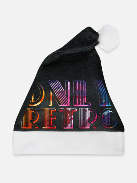 Only retro - Weihnachtsmütze - Schwarz/Weiß