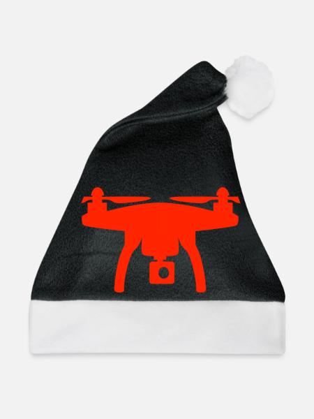 Drohne - Weihnachtsmütze - Schwarz/Weiß