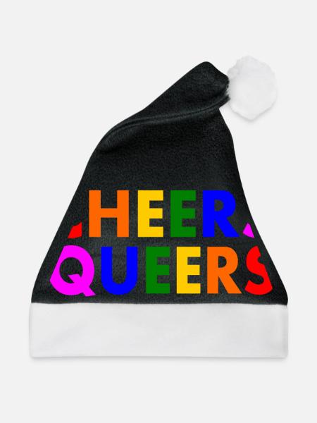 Cheers queers - Weihnachtsmütze - Schwarz/Weiß