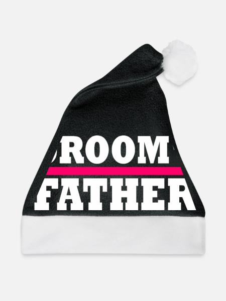Grooms father - Weihnachtsmütze - Schwarz/Weiß - Vorne