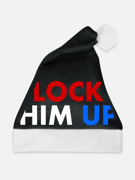 Lock him up - Weihnachtsmütze - Schwarz/Weiß