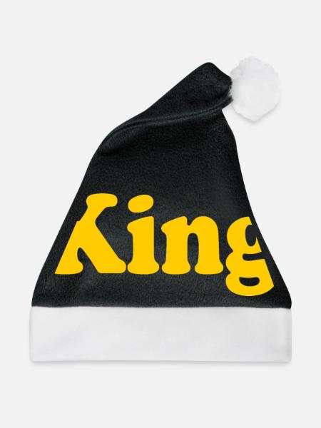 King - Weihnachtsmütze - Schwarz/Weiß