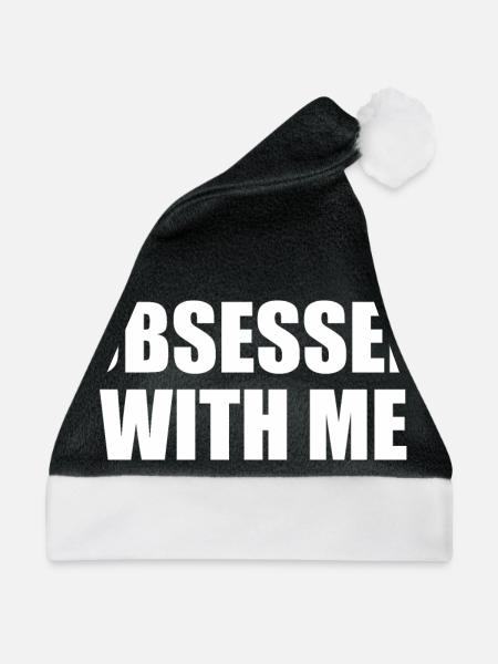 obsessed with me - Weihnachtsmütze - Schwarz/Weiß