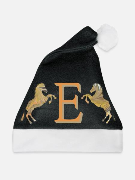 pferde e 113 e - Weihnachtsmütze - Schwarz/Weiß