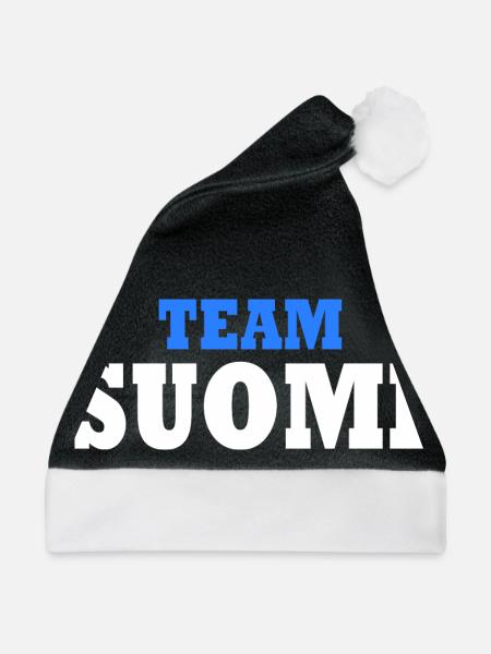 Team suomi - Weihnachtsmütze - Schwarz/Weiß
