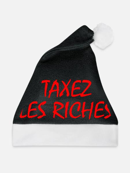 Besteuerung der Reichen - Weihnachtsmütze - Schwarz/Weiß