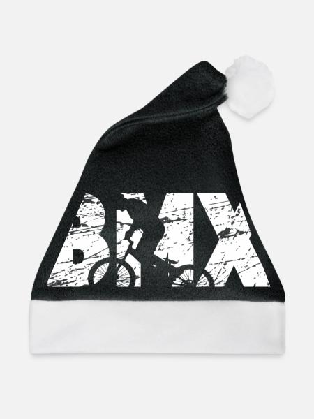 BMX - Weihnachtsmütze - Schwarz/Weiß