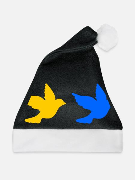 Ukraine - Weihnachtsmütze - Schwarz/Weiß