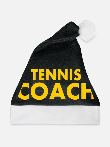 Tennis coach - Weihnachtsmütze - Schwarz/Weiß