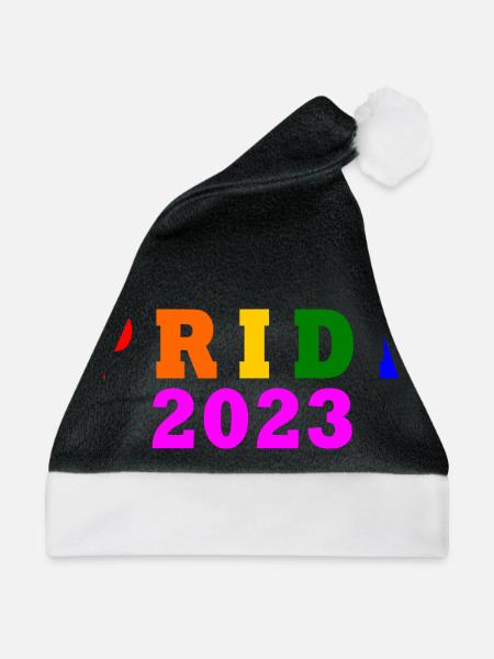 Pride 2023 - Weihnachtsmütze - Schwarz/Weiß