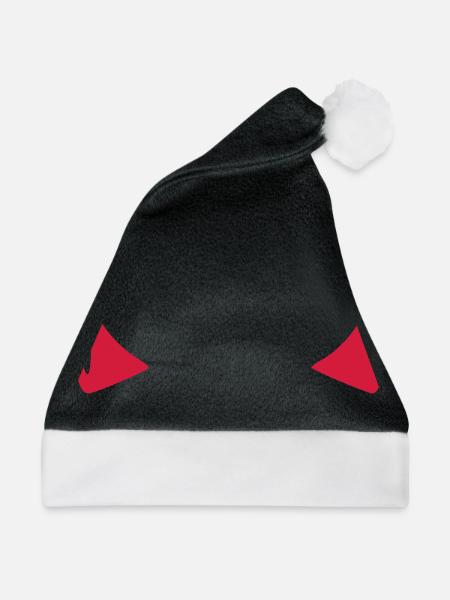 Teufel - Weihnachtsmütze - Schwarz/Weiß