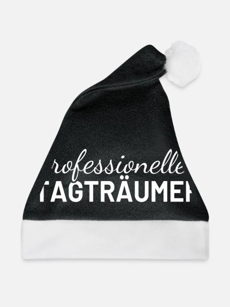 Professioneller Tagträumer - Weihnachtsmütze - Schwarz/Weiß - Vorne
