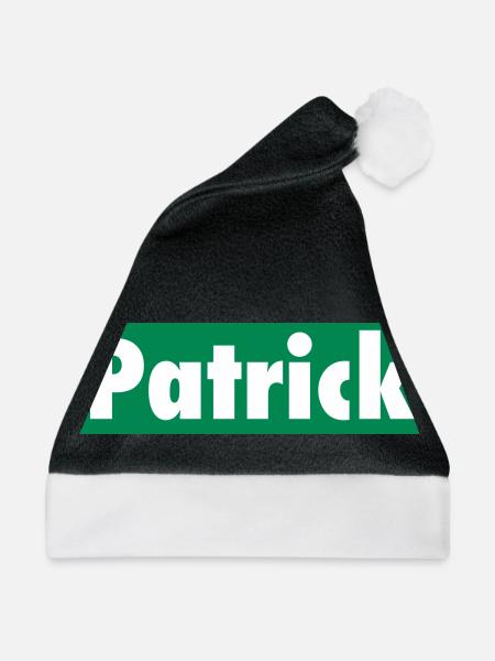 Patrick - Weihnachtsmütze - Schwarz/Weiß