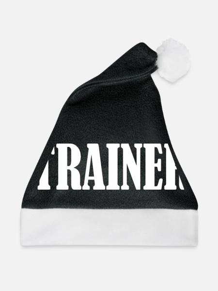 Trainer - Weihnachtsmütze - Schwarz/Weiß - Vorne