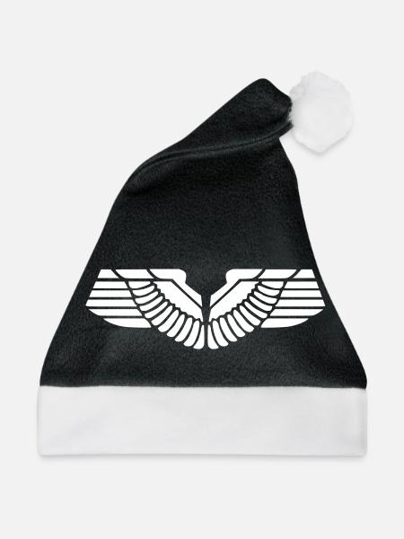 Flügel Vogel Wings - Weihnachtsmütze - Schwarz/Weiß