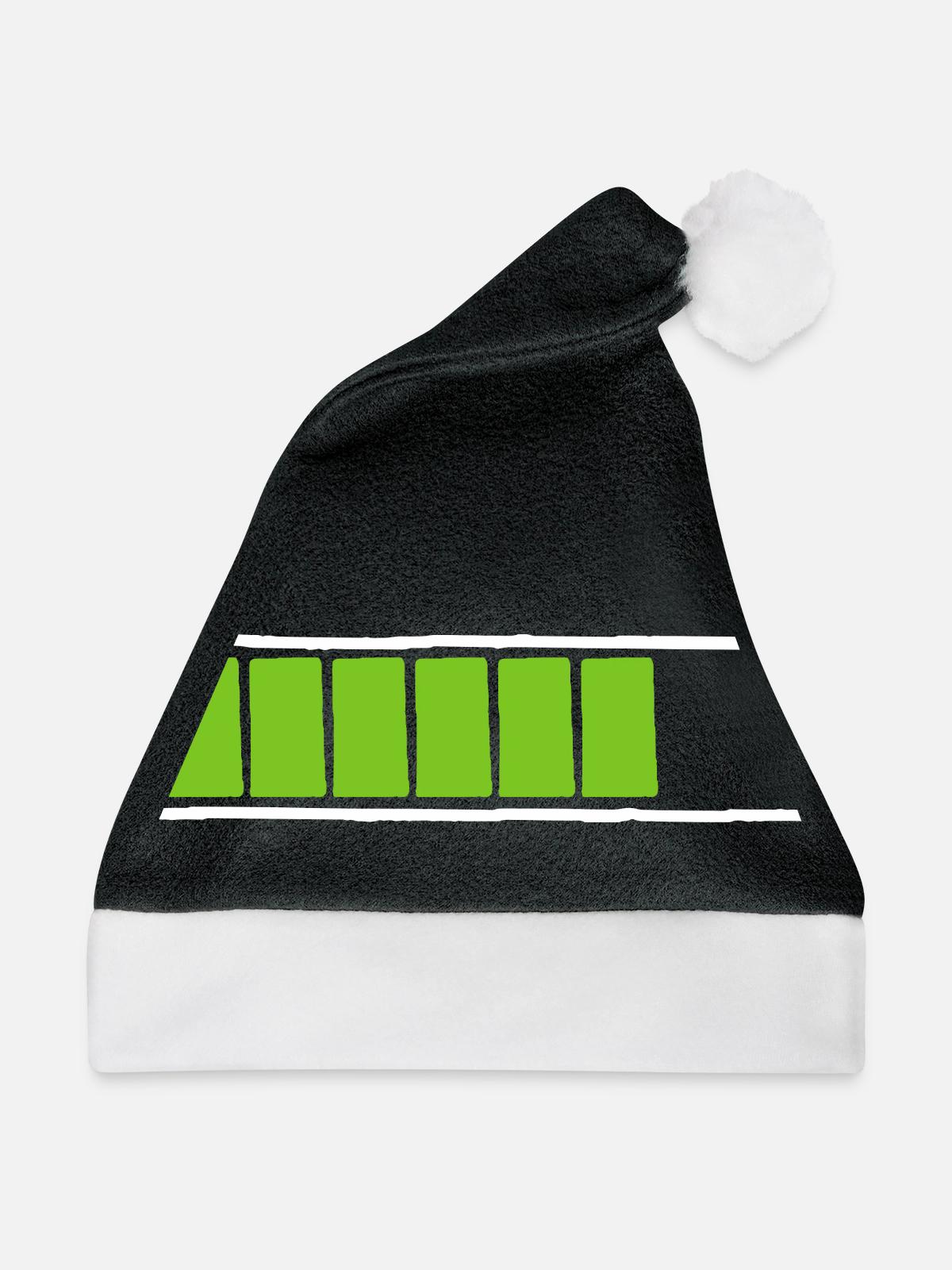 Ladebalken - Weihnachtsmütze - Schwarz/Weiß - Vorne