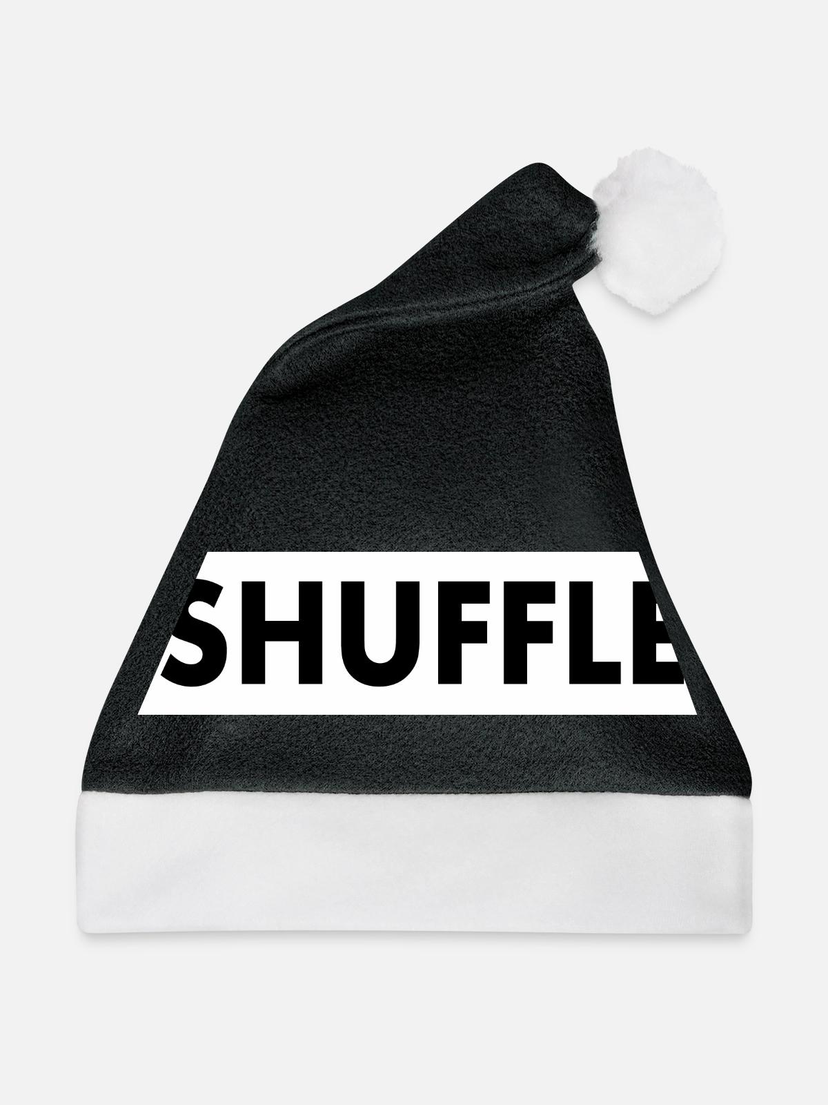 shuffle - Weihnachtsmütze - Schwarz/Weiß - Vorne