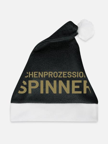 Lustiger Spruch Eichenprozessionsspinner witzig - Weihnachtsmütze - Schwarz/Weiß