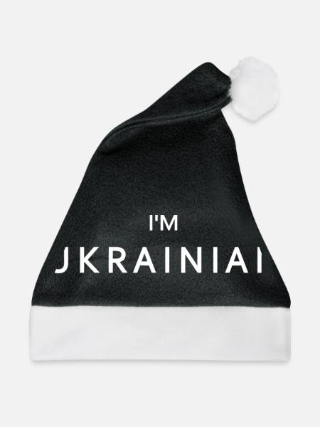 Im ukrainian - Weihnachtsmütze - Schwarz/Weiß