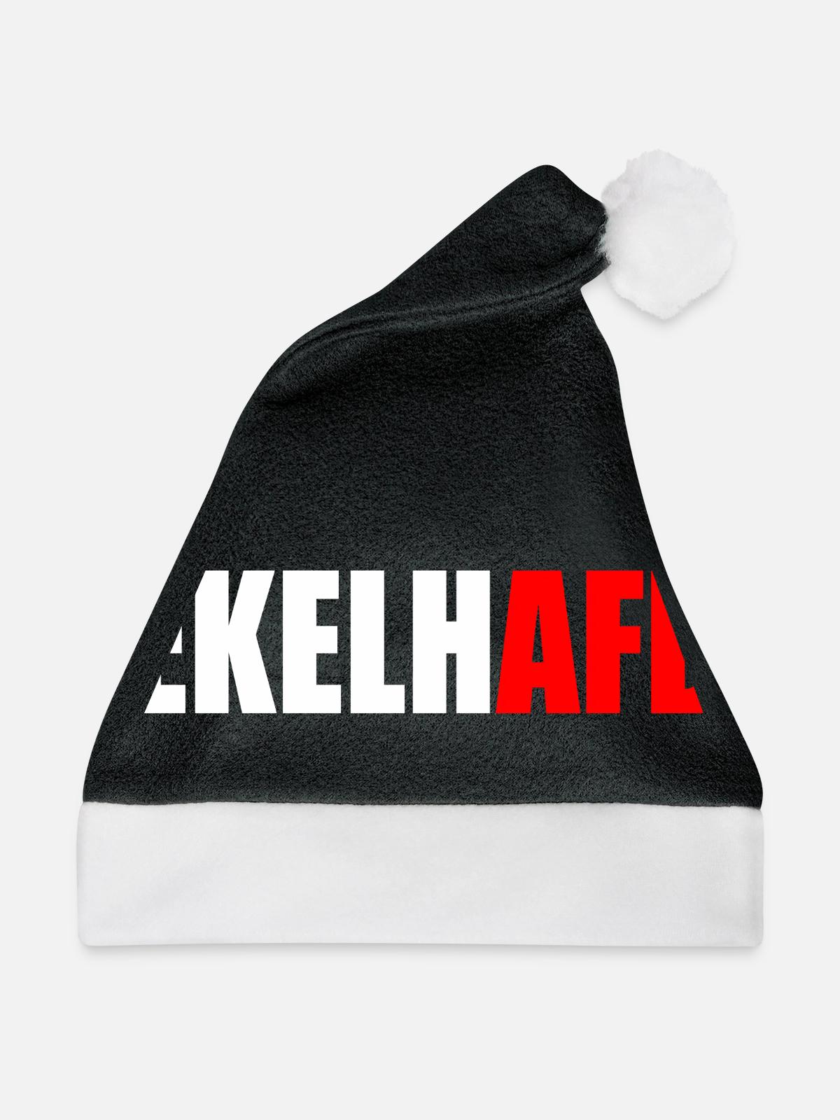 ekelhafd - Weihnachtsmütze - Schwarz/Weiß - Vorne