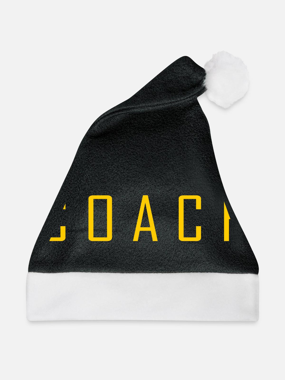 Coach - Weihnachtsmütze - Schwarz/Weiß - Vorne