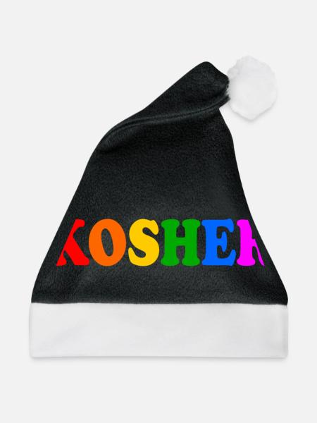 Kosher - Weihnachtsmütze - Schwarz/Weiß